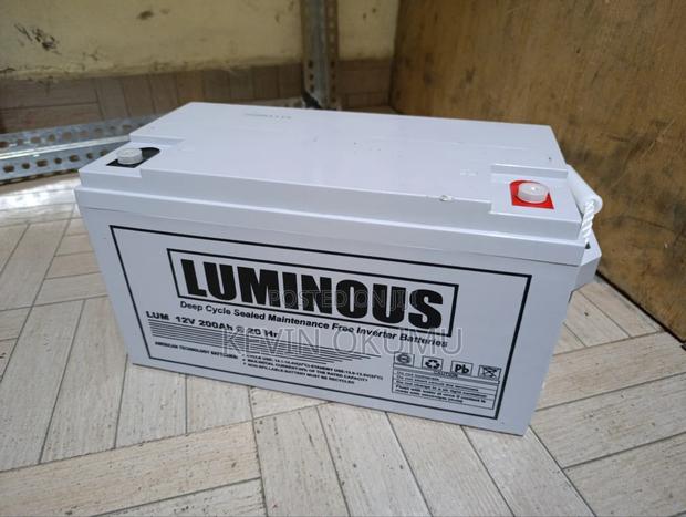 Luminous 200ah Deep Cycle Battery - main view