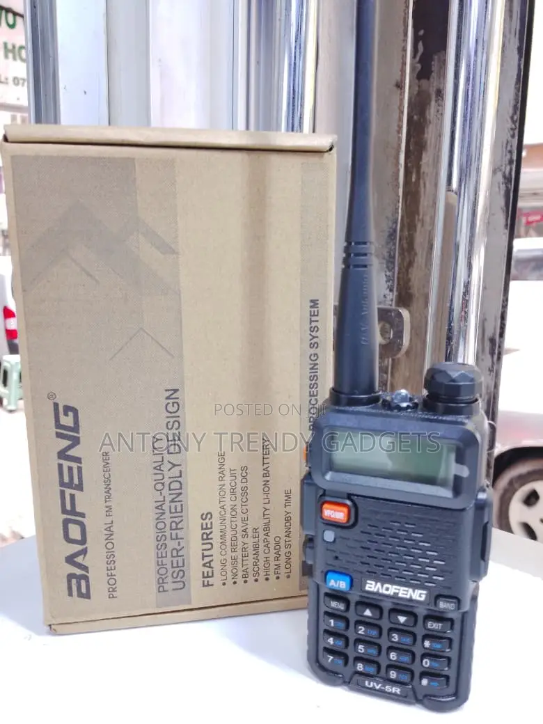 Portable Baofeng Uv-5r Walkie-Talkie With VHF/Uhf