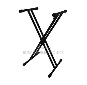 Piano/Keyboard Stand With Locking Stands Double X Shape