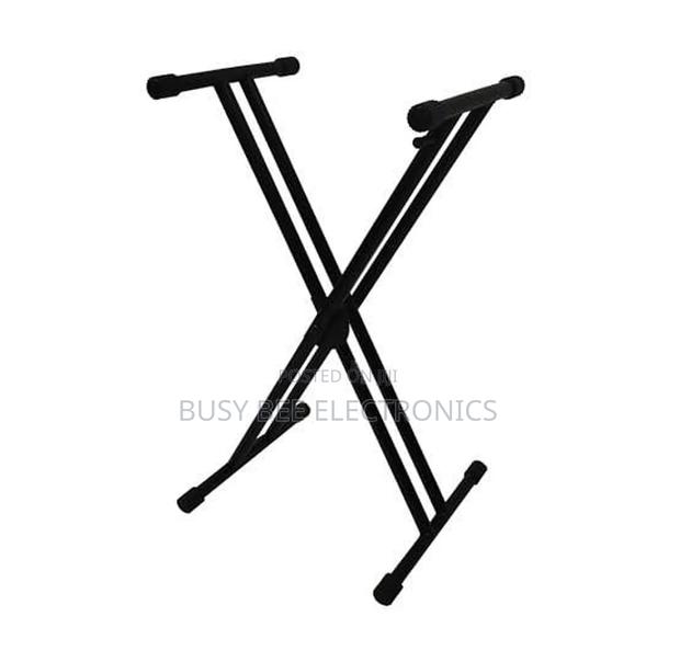 Piano/Keyboard Stand With Locking Stands Double X Shape