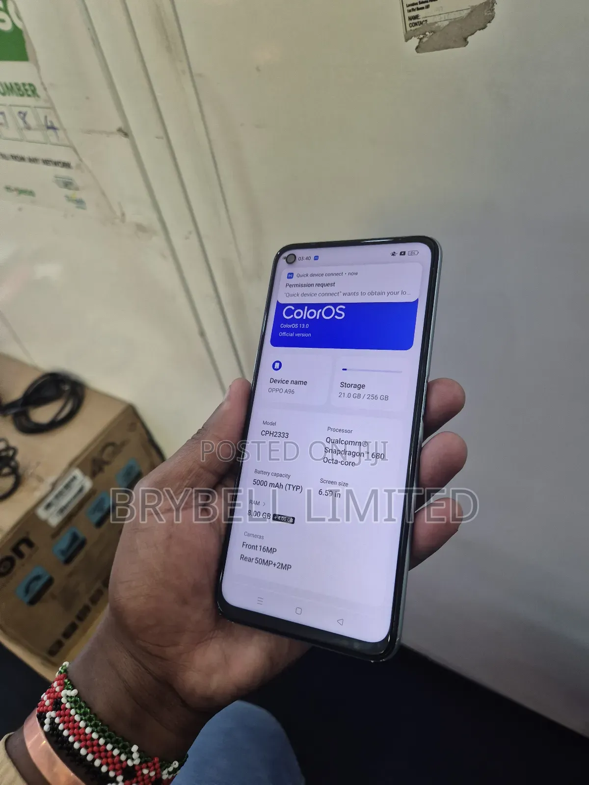 Oppo A96 256 GB Green