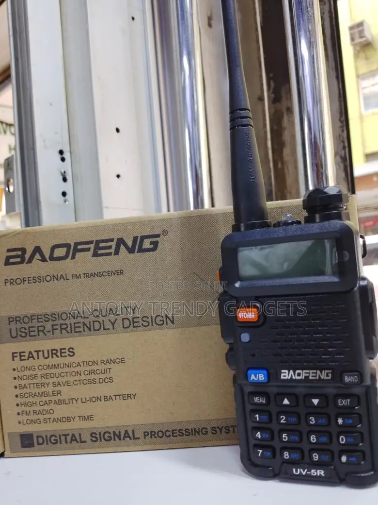 Portable Uv-5r Walkie-talkie With 128 Channels