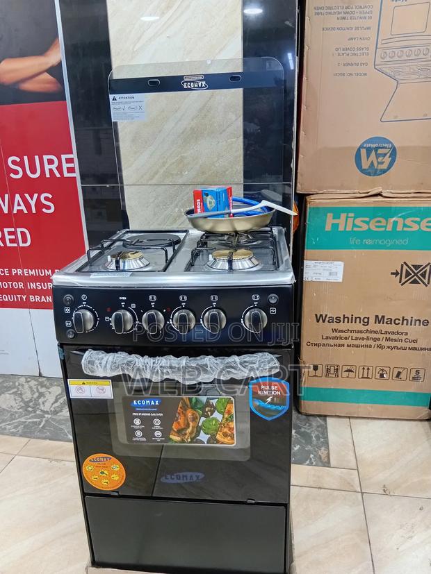 Ecomax 50×55 Gas Electric Standing Cooker 3+1