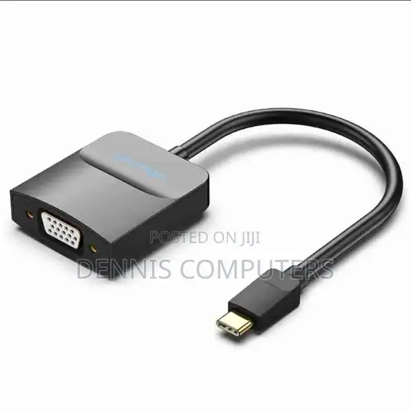 Vention Type-C to Vga Adapter 0.15m Black Abs Type
