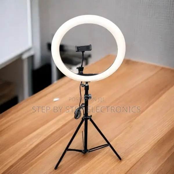 White Warm Soft Light 12 Inch Led Ring Light With 2m Tripod Stand