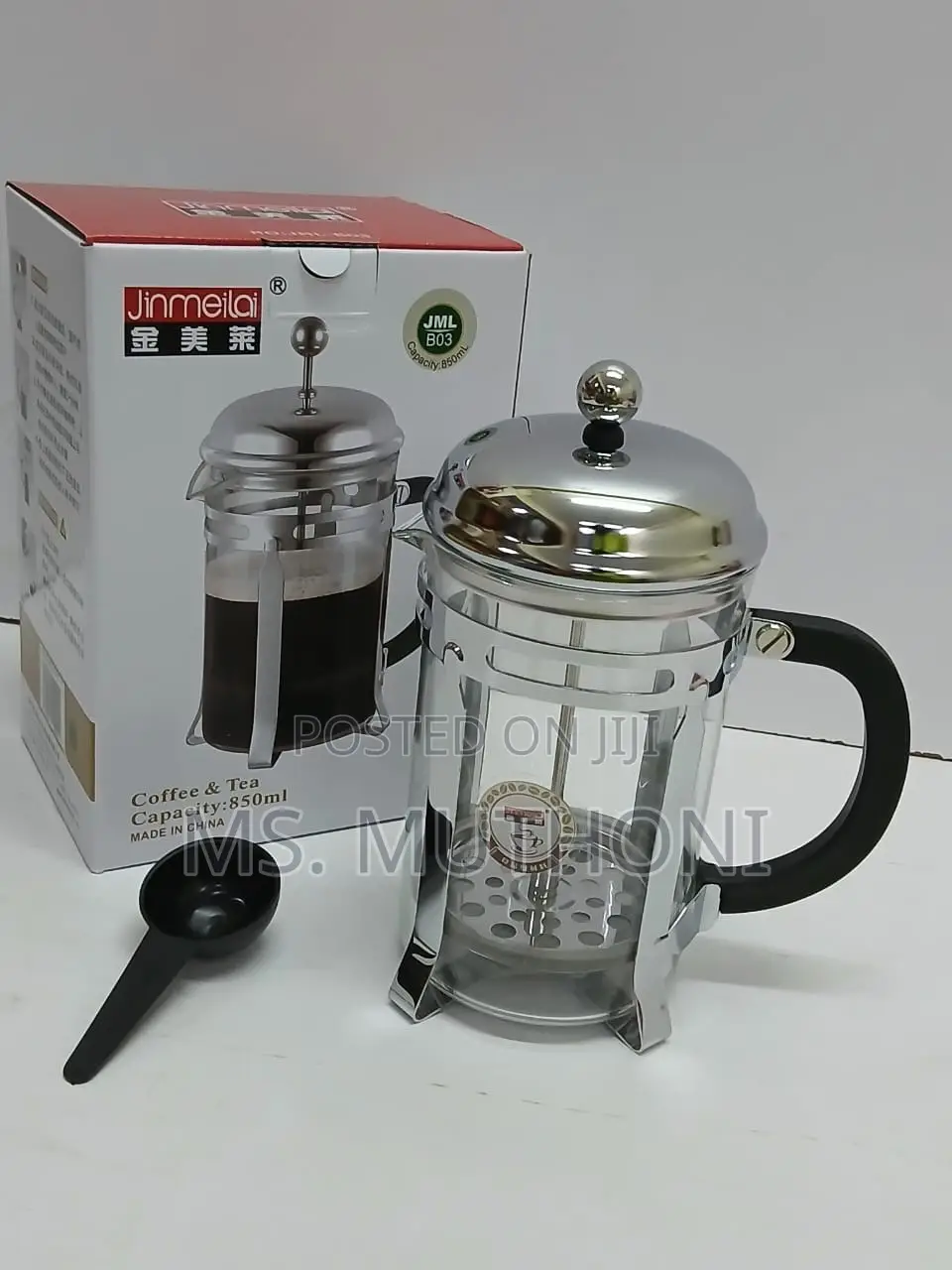 850 Ml JML B03 French Press Coffee Maker.