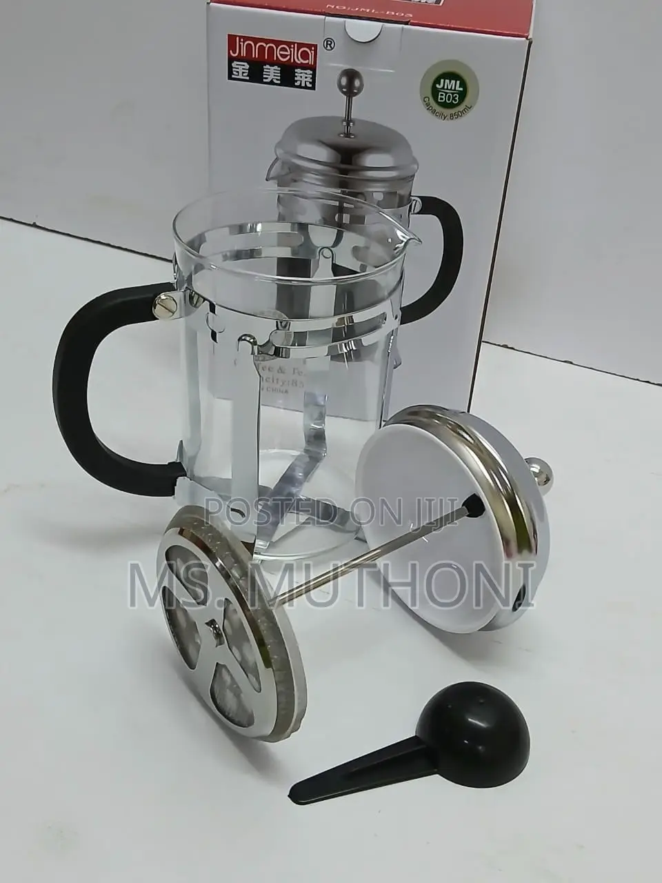 850 Ml JML B03 French Press Coffee Maker.