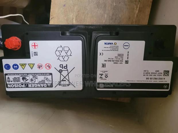 Varta Din 105 Agm Istop /Start Stop Battery (Mercedes Benz Oem)