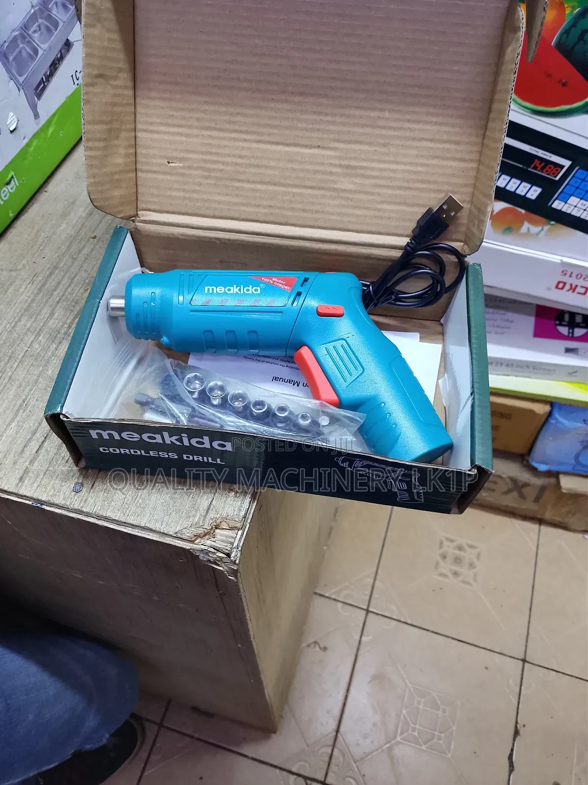 Powerful Meakida Cordless Screwdriver (Drill)