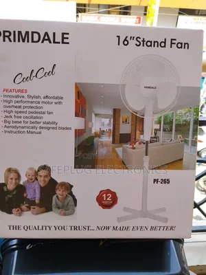 Primadel 16" Fan - Energy Star Rated | Silent Mode | Perfect for Kenya