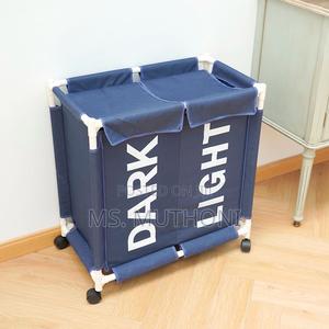 Laundry Basket With Wheels 2 Inserts - thumbnail 2