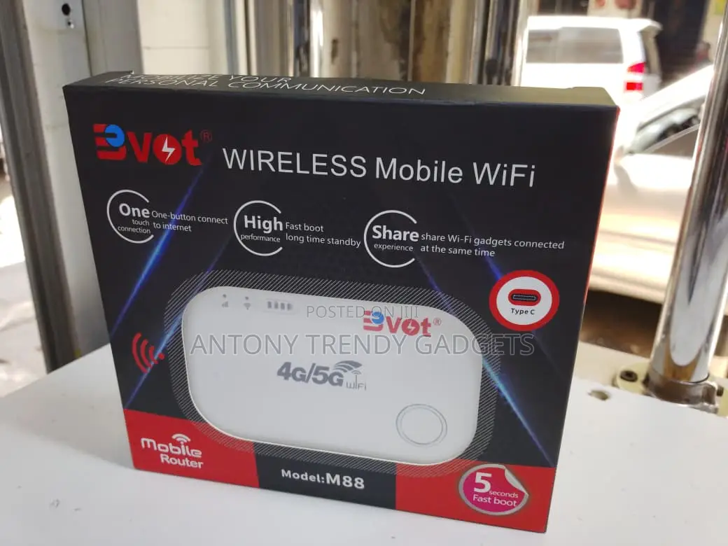 Bvot M88 4g/5g Mobile Hotspot Router For Multiple Devices