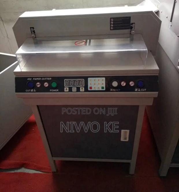 Professional 45cm Electric Paper Cutter for Accurate Document Trimming