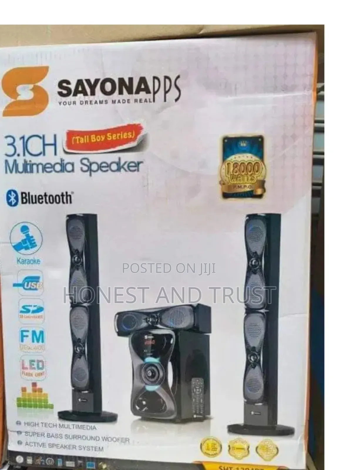 3.1ch Multimedia Speaker Sayona Subwoofer 1204