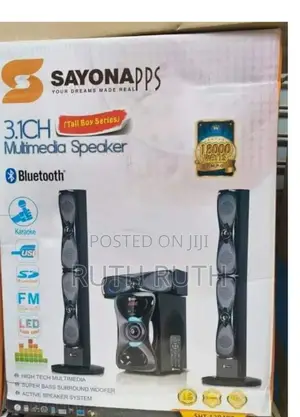 3.1ch Multimedia Speaker Sayona Subwoofer 1204
