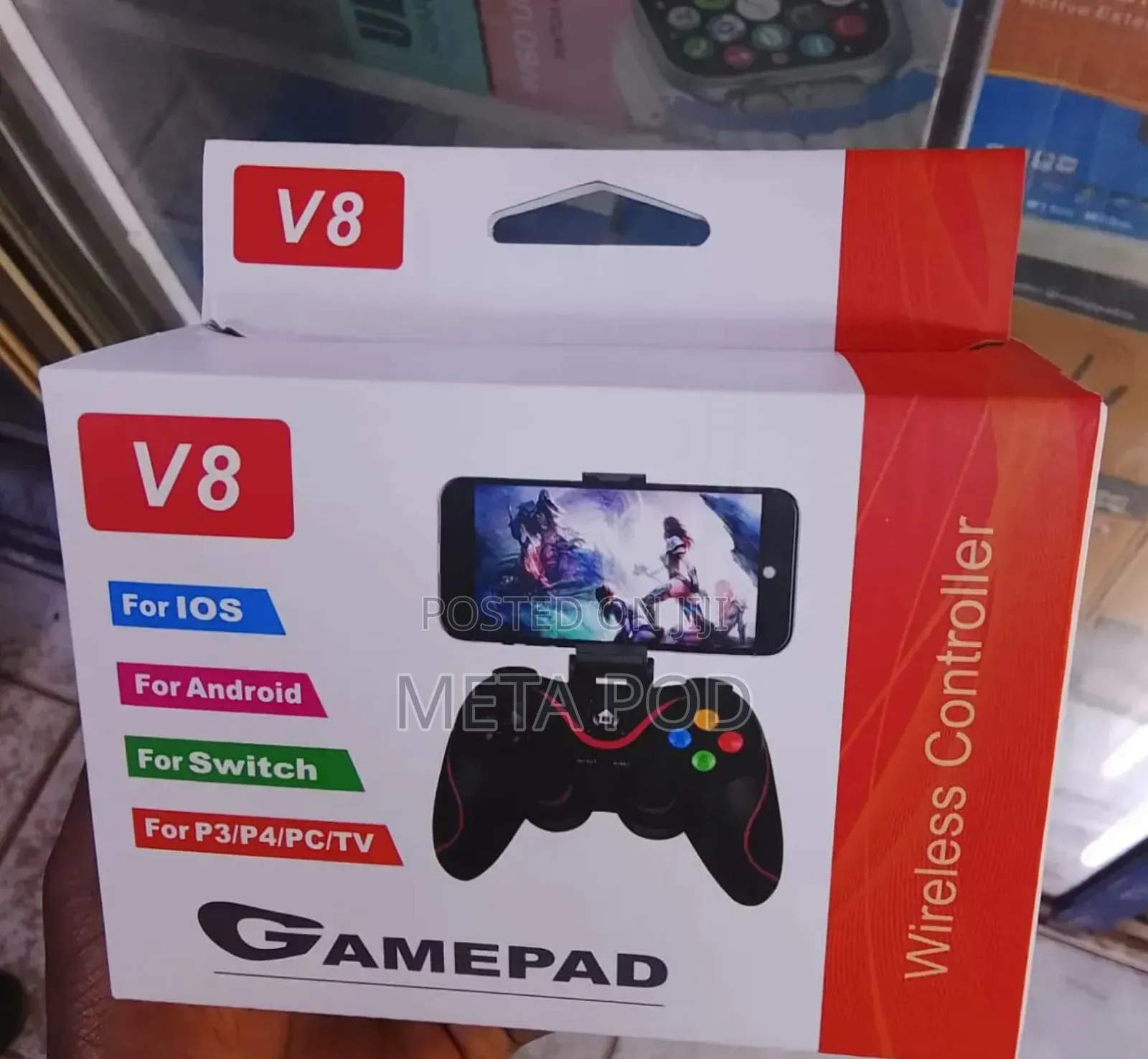 V8 Bluetooth Gamepad Wireless Controller