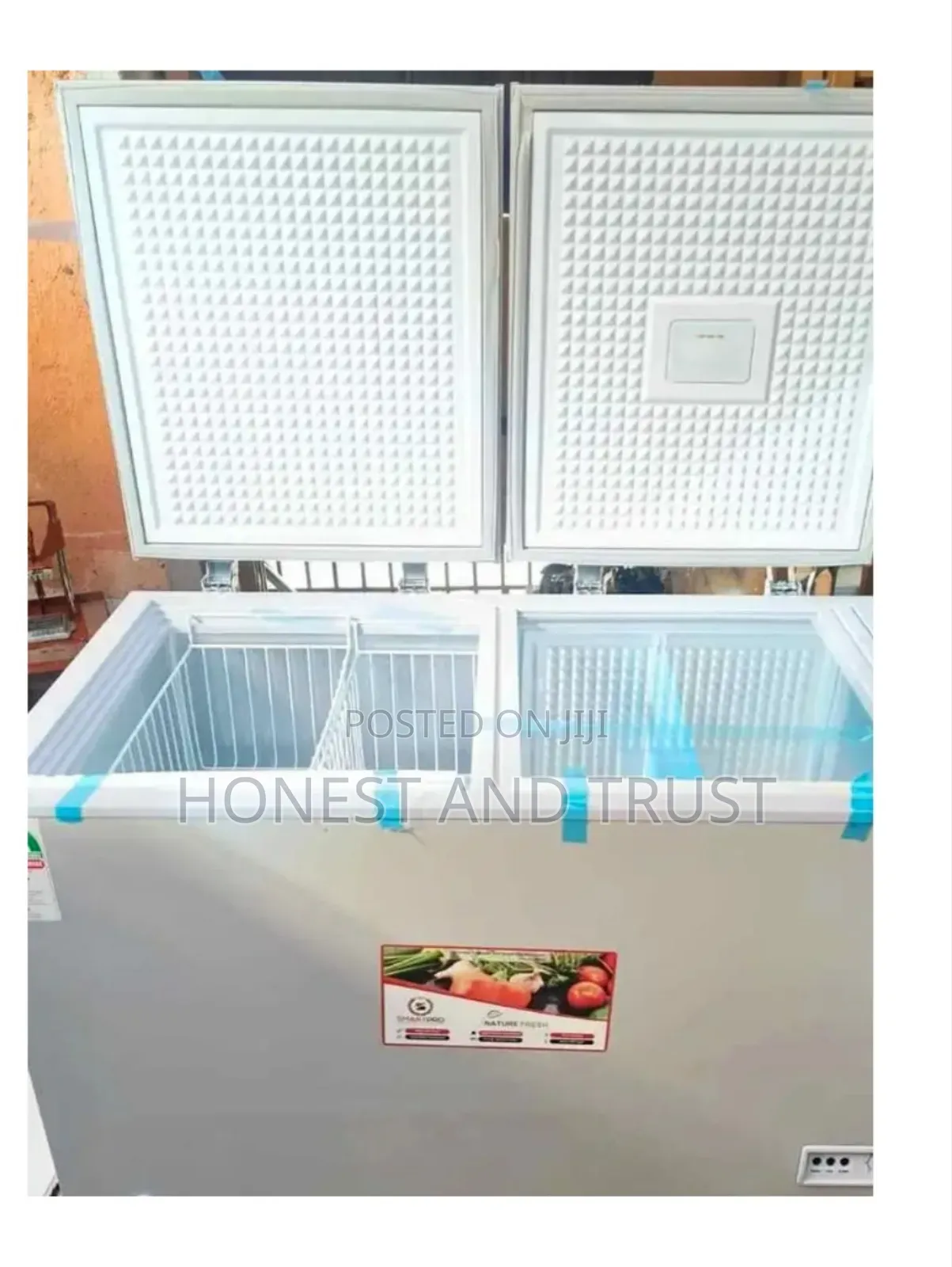 Double Door 345 Litres Freezer Grey in Color