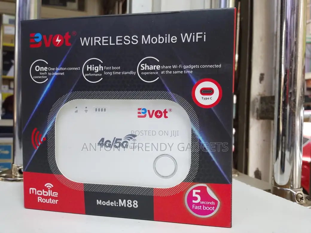 Bvot M88 4g/5g Wireless Mobile Wifi Router (Hotspot)