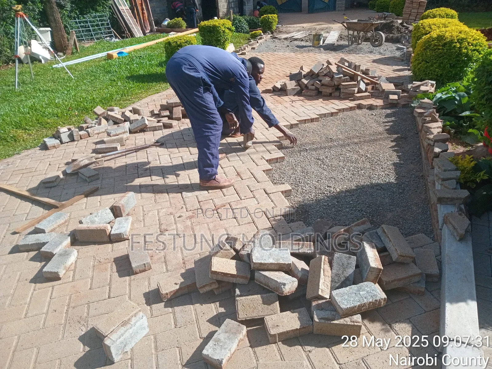 Driveway Cabros Repair Services.