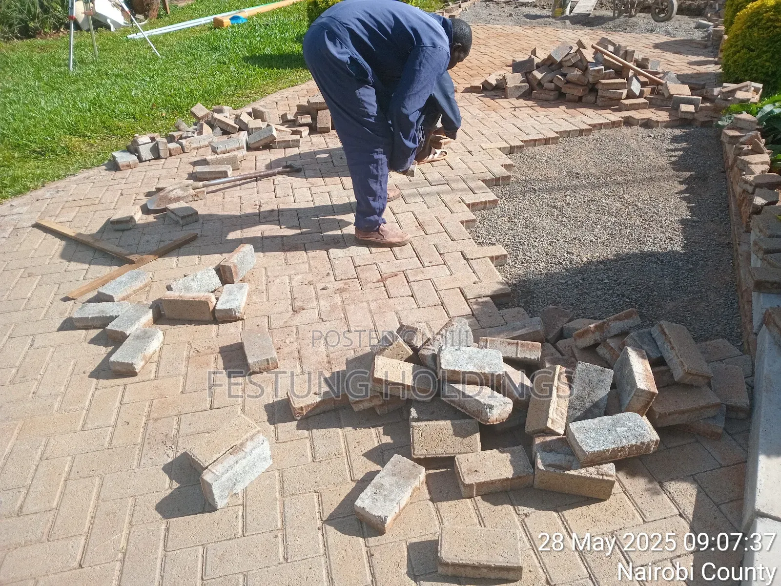 Driveway Cabros Repair Services.
