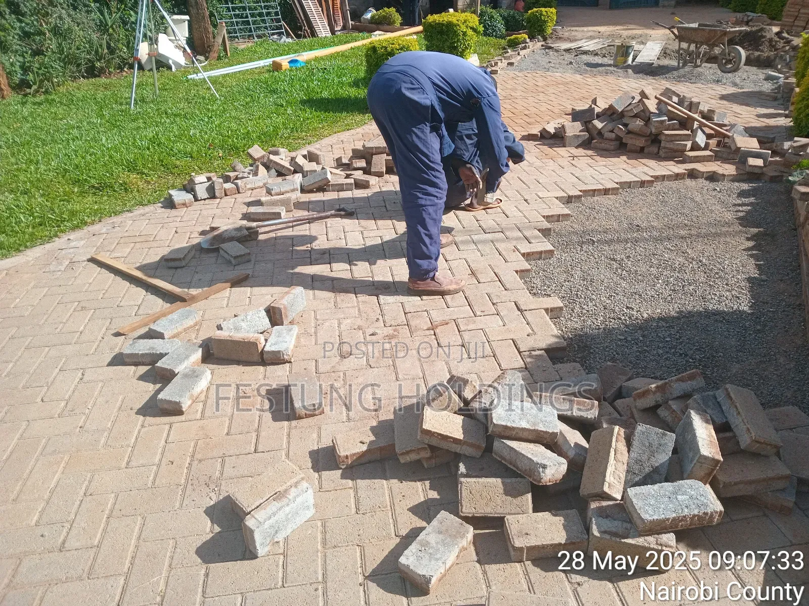 Driveway Cabros Repair Services.