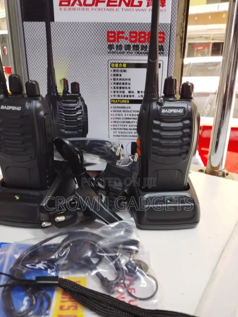Baofeng Bf-888s Uhf Walkie-Talkie 16 Channels