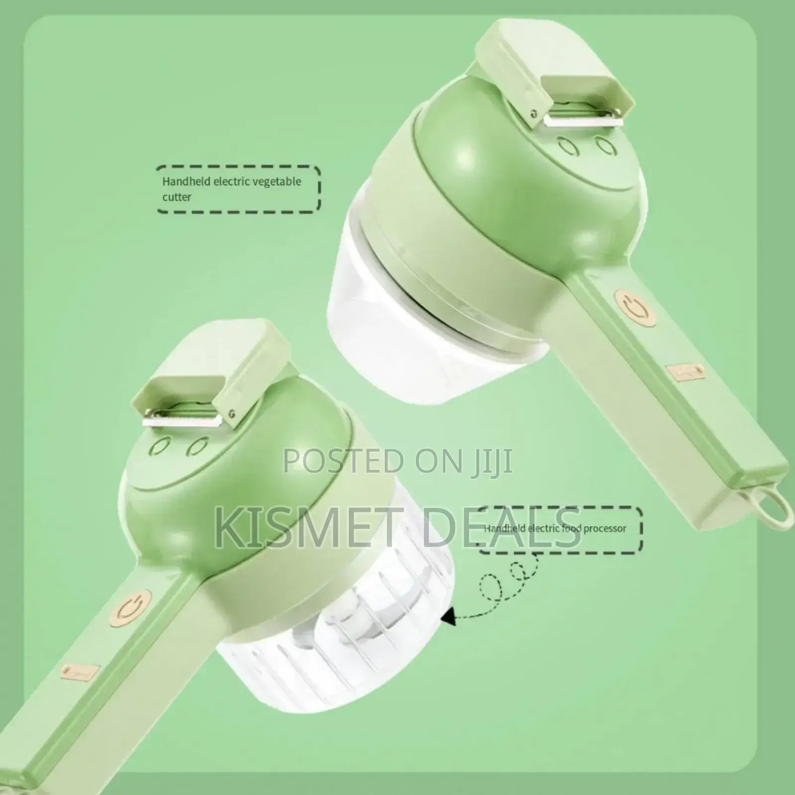 Multifunctional Usb 4 In 1 Hammer Vegetable Cutter, Garlic Chopper