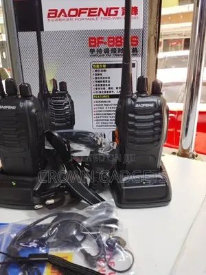 Bf-888s Two-Way Radio With Led Flashlight Scrambler