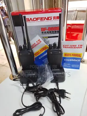 Bf-888s Walkie-Talkie Radio With 1500mah Battery