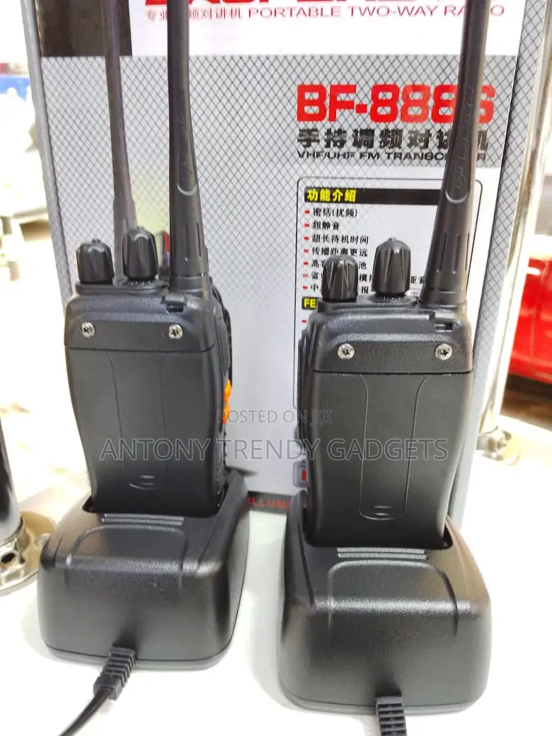 Portable Bf-888s Two-way Radio For Outdoor & Security Use