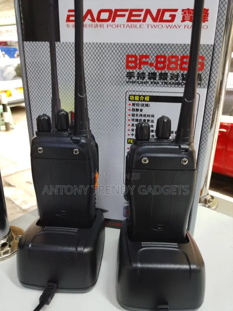 Portable Bf-888s Two-way Radio For Outdoor & Security Use