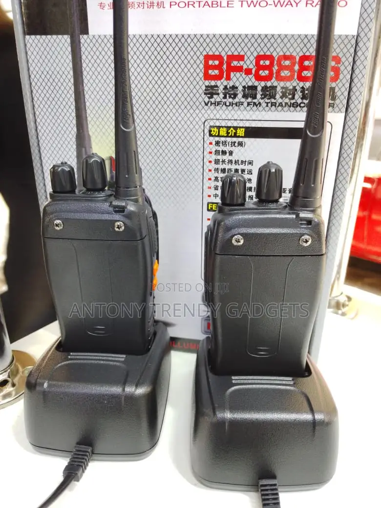 Portable Bf-888s Two-way Radio For Outdoor & Security Use