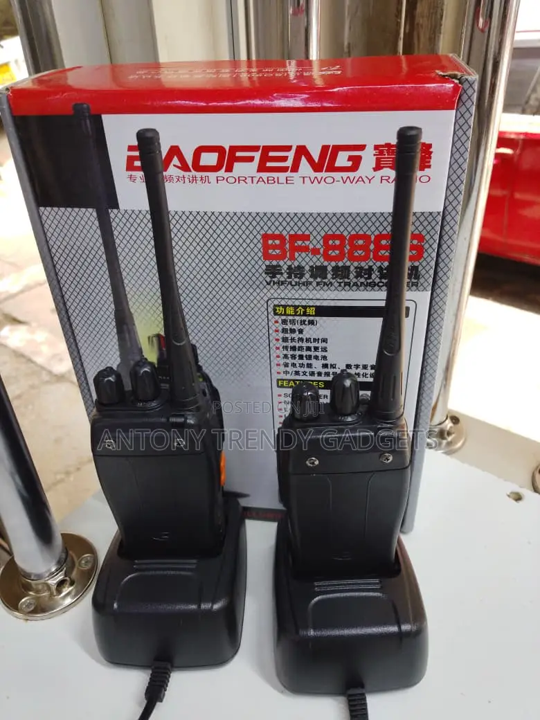Baofeng Bf-888s Handheld Radio 16 Channels Led Flashlight