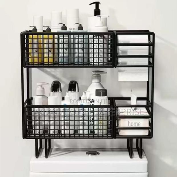 *Double Layer Over the Toilet Rack/Shelf Bathroom - thumbnail 2