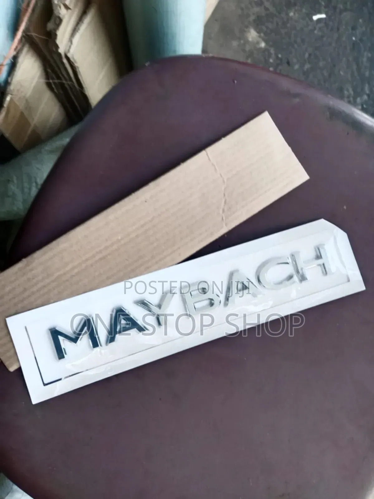 Chrme Maybach Letters Rear Replacement Sticker Badge