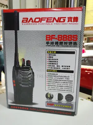 Baofeng Bf-888s Walkie-Talkie 16 Channels Outdoor Use