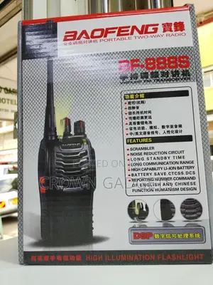 Baofeng Bf-888s Handheld Uhf Walkie-Talkie for Security