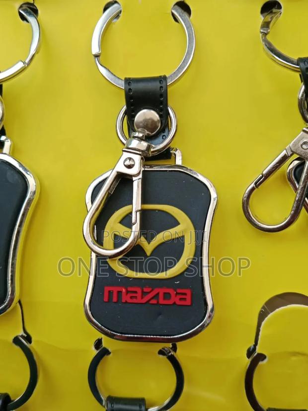 Mazda Metal Car Logo Key Chain - main view