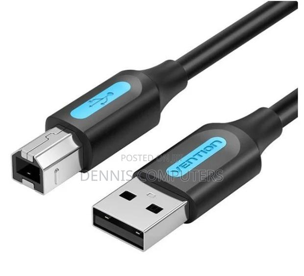 Vention Usb2.0 a Male to B Male Printer Cable With 2*Ferrite Core 5m