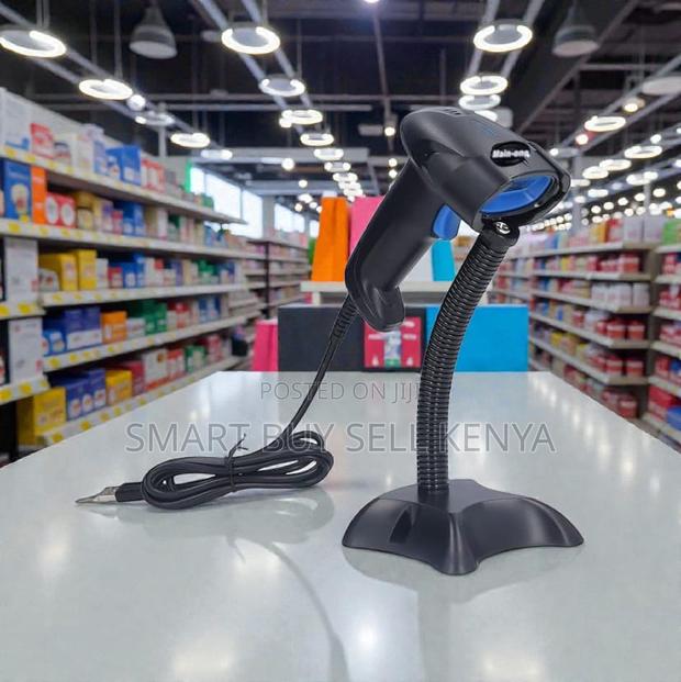 Usb Wired Handheld Scanner With Stand High Speed for Supermarkets