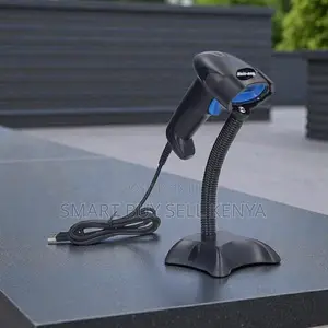 Usb Wired Laser Barcode Scanner With Stand Strong Durable Performance