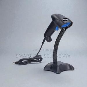 Usb Laser Handheld Scanner With Stand Automatic Scanning Feature - main view
