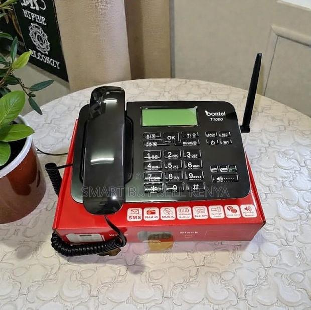 Bontel T1000 GSM Fixed Wireless Dual Sim Corded Desk Phone Clear Voice - main view