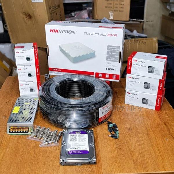 Hikvision 6 Turbo Hd 1080p CCTV With Night Vision Complete System Kit
