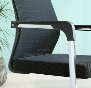 Office Visitor Chair With Chrome Frame | Reception Waiting Chair