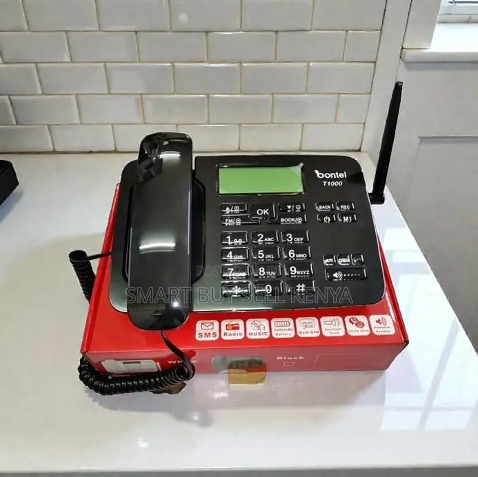 Bontel T1000 Fixed Wireless GSM Dual Sim Table/ Desktop Landline Phone