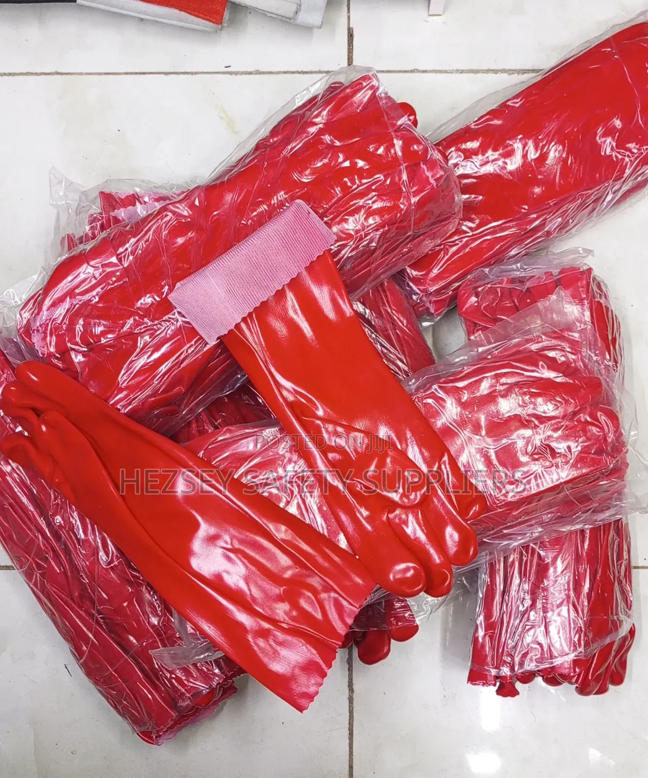 P.V.C Gloves 18" Inches