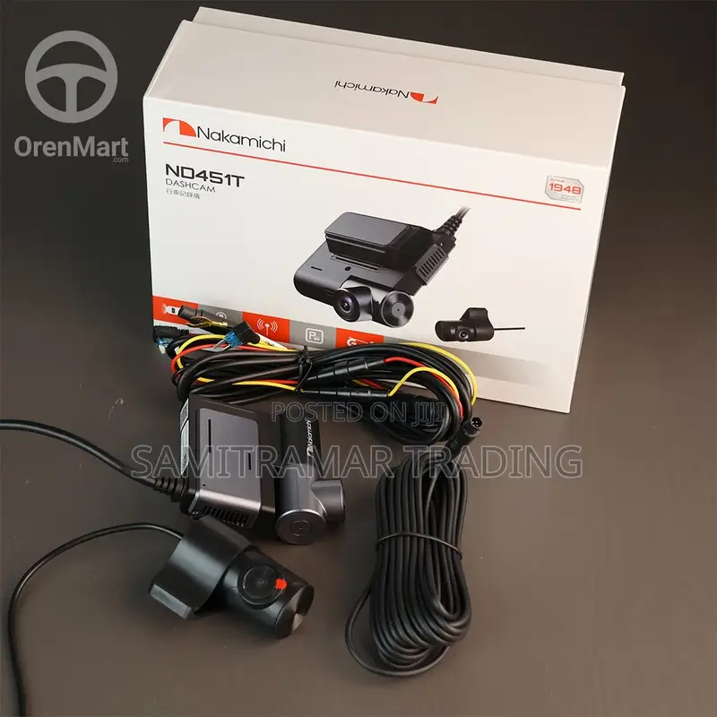 Nd451t Nakamichi Full Hd Dual Channel Dashcam (Front + Rear)