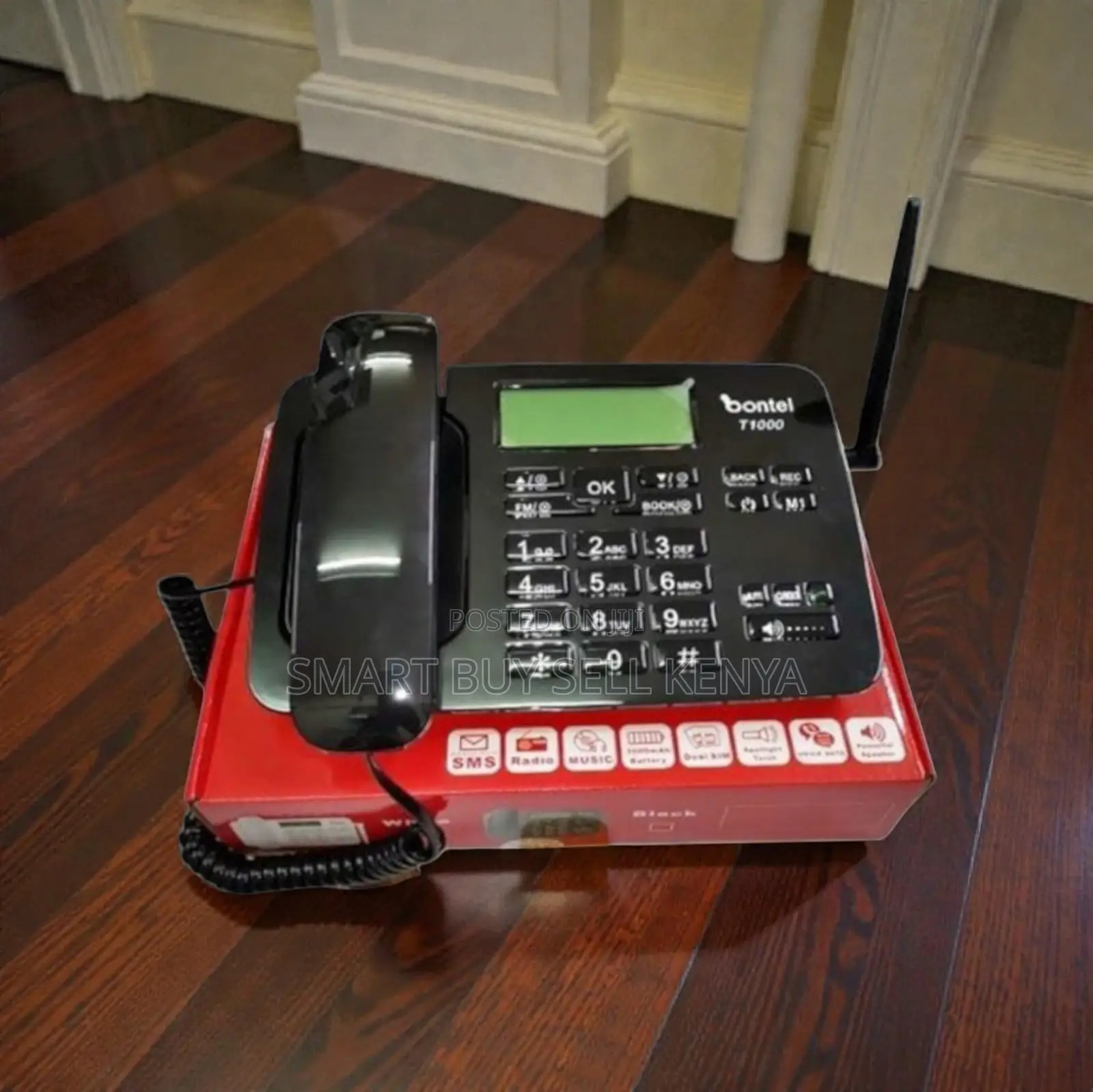 Dual Sim Easy Navigation Bontel T1000 GSM Fixed Wireless Desk Phone