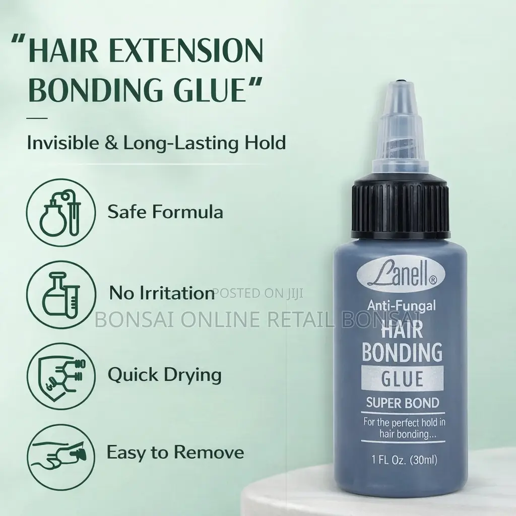 Lanell Hair Bonding Eyelash Glue 30ml Anti-fungal Super Bond For Wigs